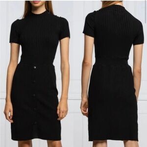 Emporio Armani Elegant Ribbed Dress